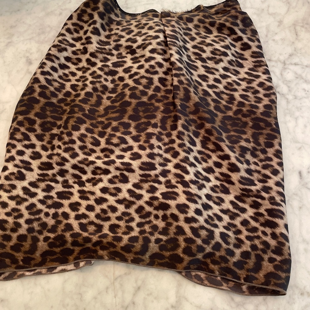 Lanvin animal print skirt